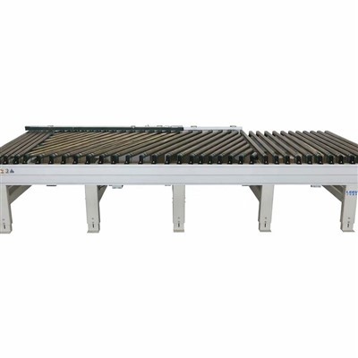 Valčekový dopravník pre stroje na olepovanie hrán